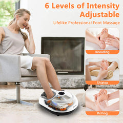CCHYF Shiatsu massager heat settings for customizable warmth