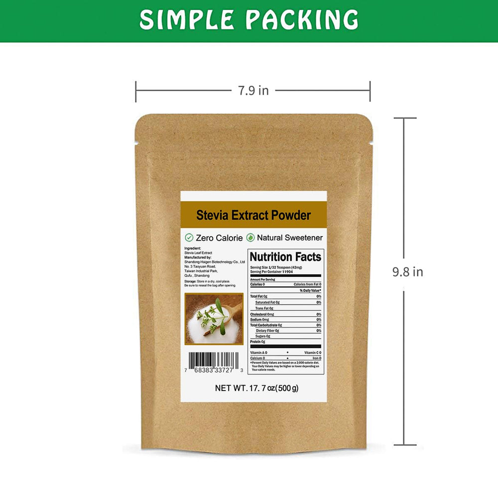 CCnature stevia powder boosts low-calorie baking and desserts with flavor.