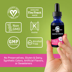 Cedar Bear non-GMO vegan gluten-free label signals dietary compatibility