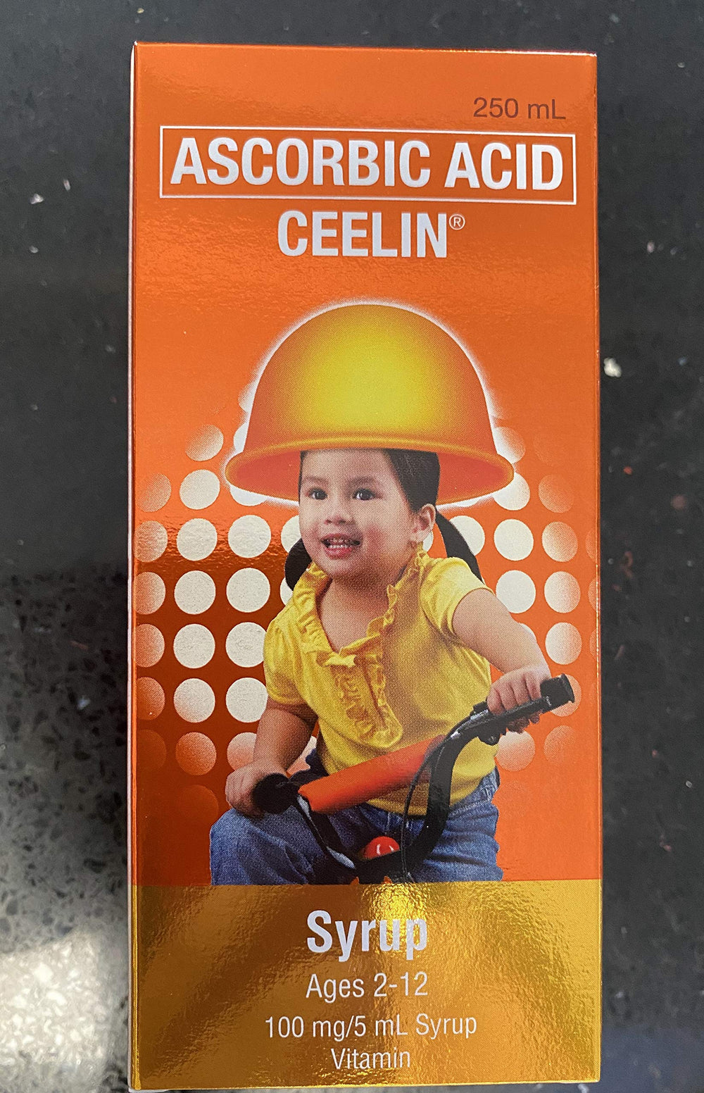 Ceelin vitamin C syrup bottle for kids supporting daily immune health