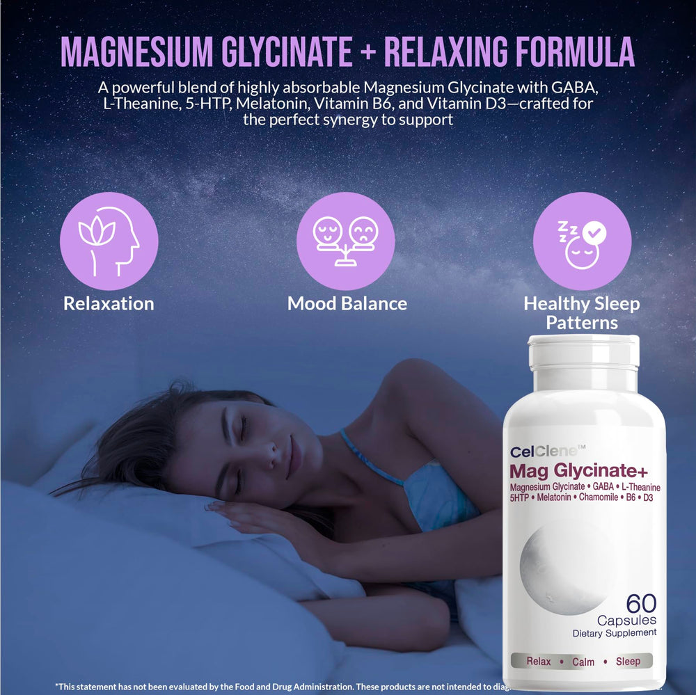 CELCLENE bottle with glass of water suggests daily routines.