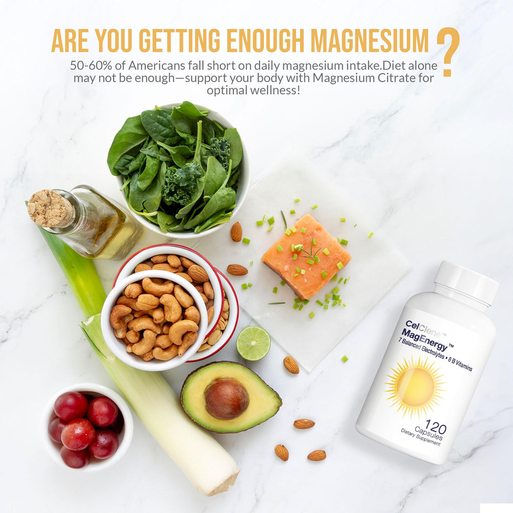 CELCLENE MagEnergy D3/K2 for bone support and immune wellness.