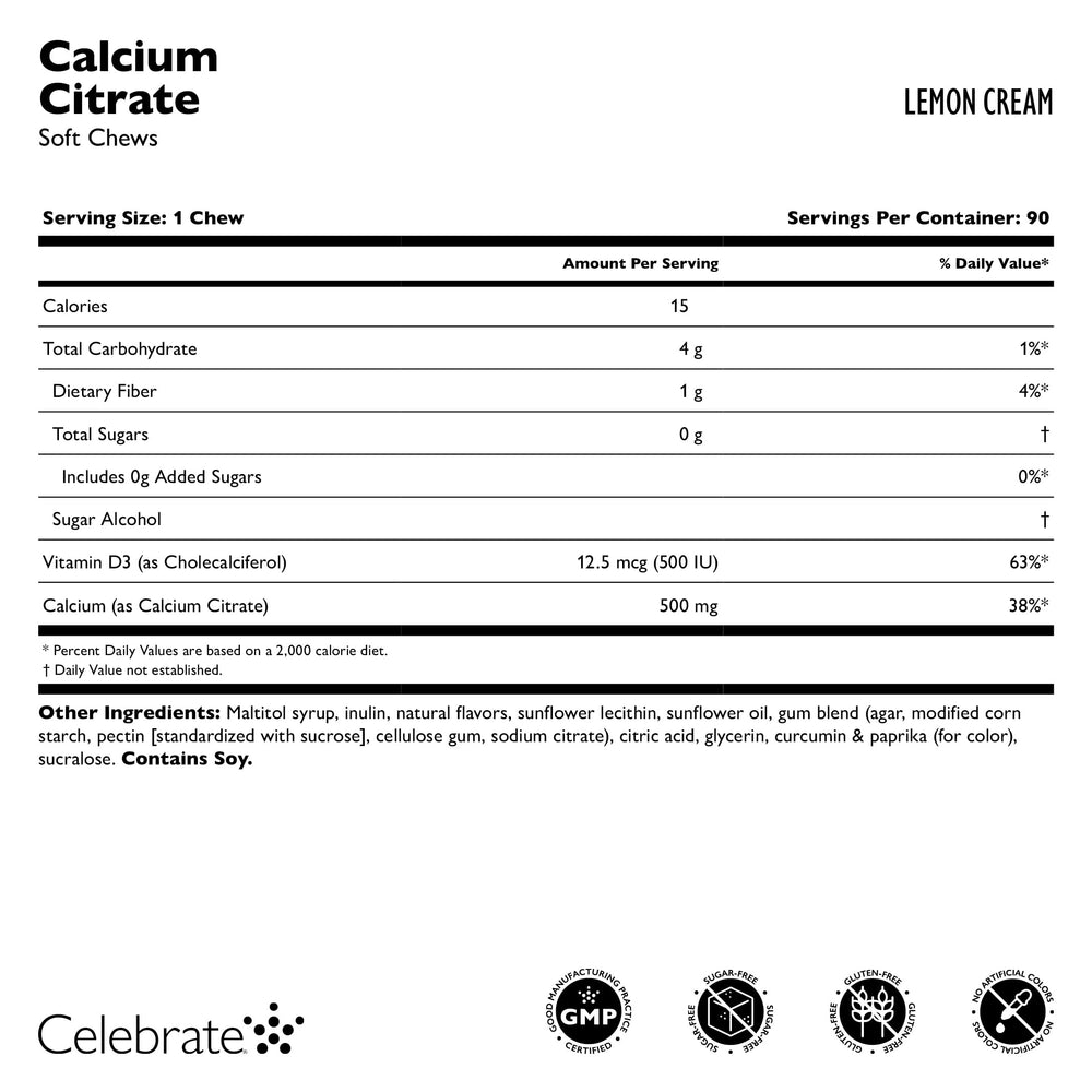 Close-up of Celebrate Bariatric Soft Chews showing smooth lemon texture