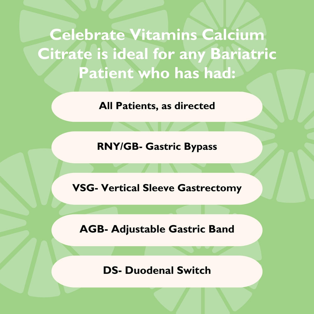 Celebrate Bariatric sugar-free label signals a guilt-free daily option.