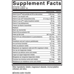 Celebrate Vitamins Multi-Complete chelated minerals image emphasizes better uptake in low-acid conditions.