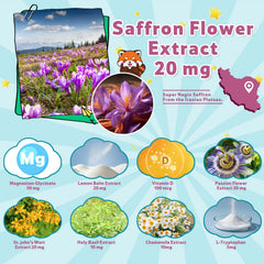 Cellbiolabs saffron for kids fruity flavor looks kid-friendly.