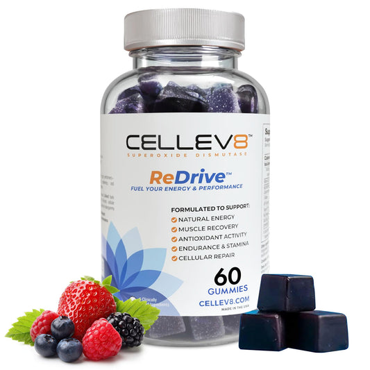 Cellev8 ReDrive Raspberry bottle ready for daily energy support