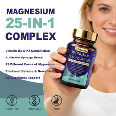CellJuvMax magnesium vegan capsules image emphasizes plant-based wellness.