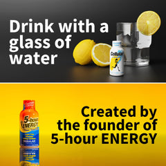 Cellular Hydration shot pouring into a glass for quick hydration.