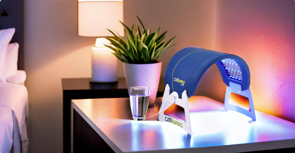Celluma LITE red and near infrared light for aches and pains relief.