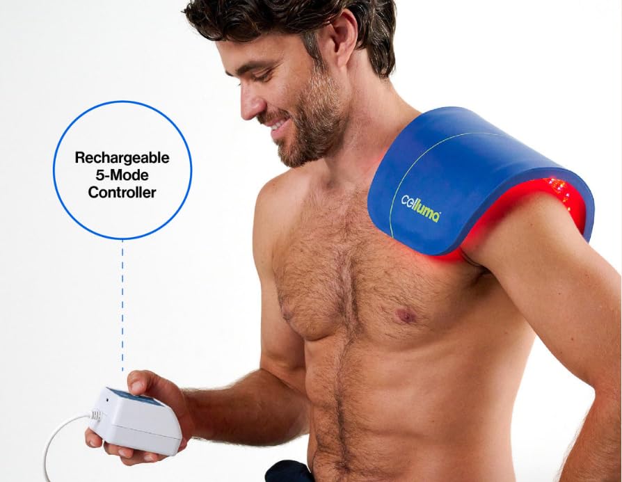 Flexible panel conforming to curves for close contact during sessions.