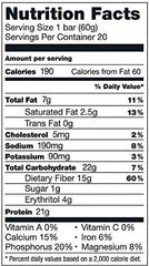 Cemueo bulk pack bar chocolate chip cookie dough in package, convenient snack for busy days