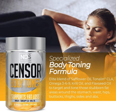 CLA ingredient graphic from Censor illustrates fat metabolism support.
