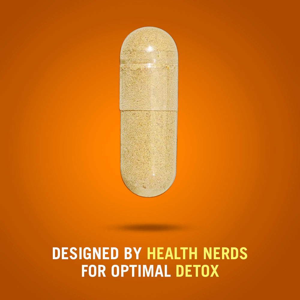 Century Systems The Cleaner Detox packaging close-up emphasizing 104 capsules.