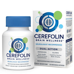 Cerefolin Brain Wellness bottle front for daily cognitive support
