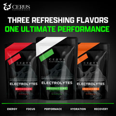 Cerus electrolyte powder coconut lime serving after run