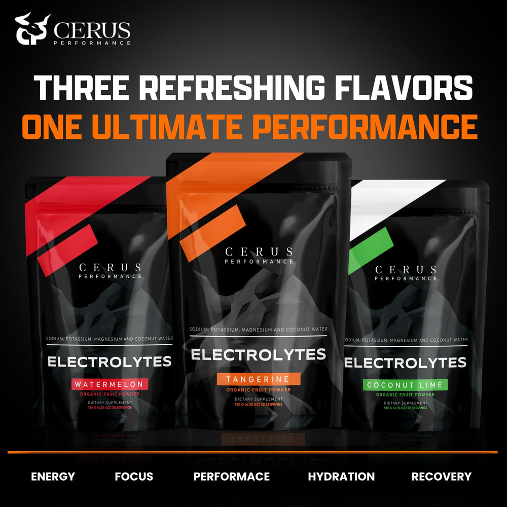 Cerus Electrolyte Tangerine supports recovery after a workout