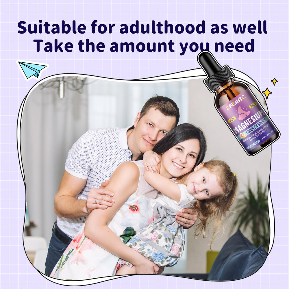 CFILIHTC Kids Magnesium Liquid Drops kid-friendly supplement for daily wellness.