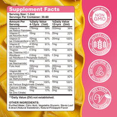 CFILIHTC pineapple flavor liquid iron drops ready to mix into drinks