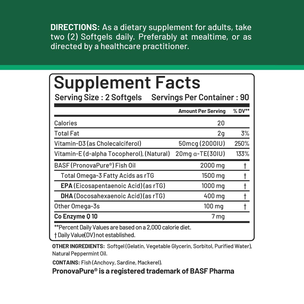CGM Labs natural peppermint oil reduces fishy aftertaste during use