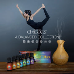 Chakras Incense Relaxation Set diffuser aroma enhances mood and focus.