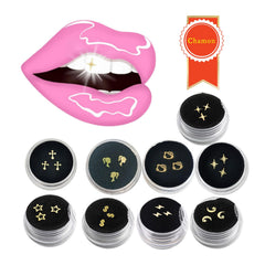 Chamon Dental Gems cross-teeth gem adds subtle sparkle for parties and photos.
