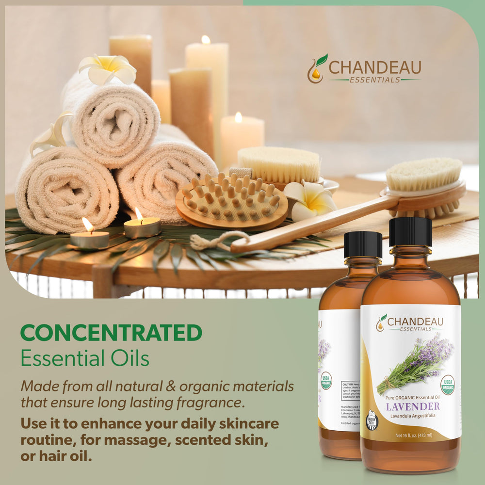 Chandeau Essentials lavender oil added to soap crafting for natural fragrance
