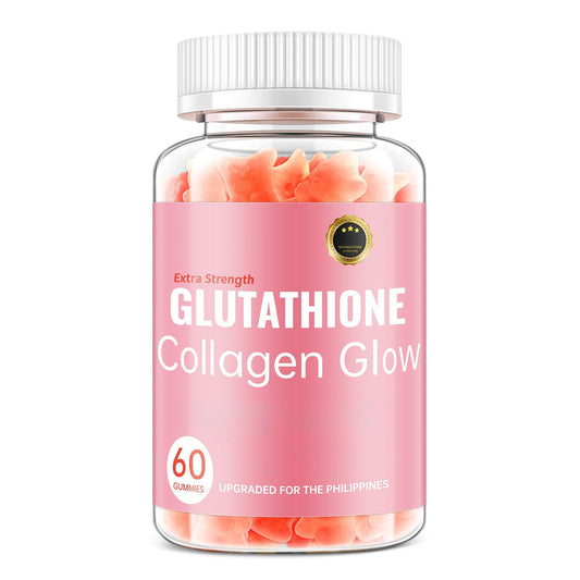 CHANGARLOAD Glutathione Collagen Glow Gummies bottle promoting radiant skin