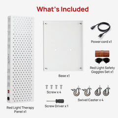 Charmpilot red light panel mobile stand for easy home use