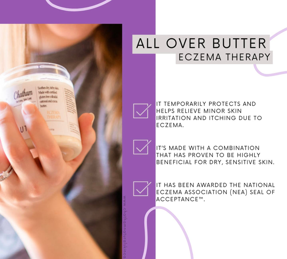 Chatham All Over Butter ingredient list features shea and avocado butter.