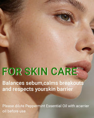 CHDGSJ Japanese Peppermint Oil skin-care blend showing cooling relief