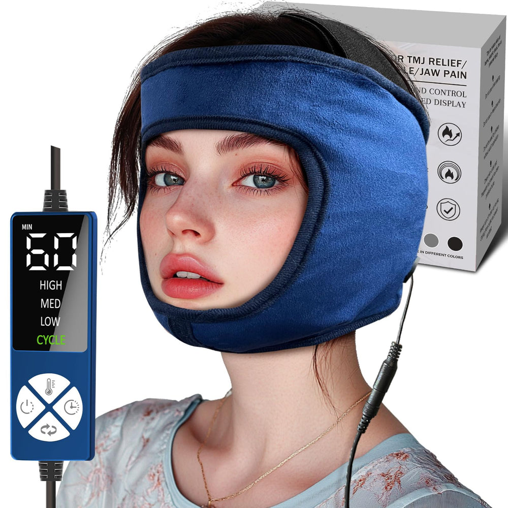 CHEROO TMJ relief mask with ergonomic 3D design for comfortable facial coverage.