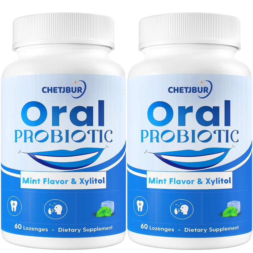 Chetjbur Oral Probiotics 11B CFU mint lozenges for fresh breath