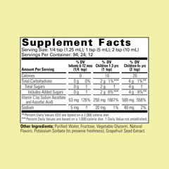 CHILDLIFE ESSENTIALS Vitamin C dropper close-up highlights kid-friendly dosing