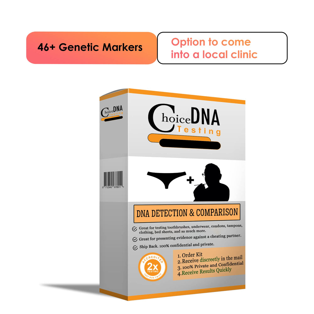 Choice DNA Testing Infidelity kit contents shown for quick, simple sample collection.