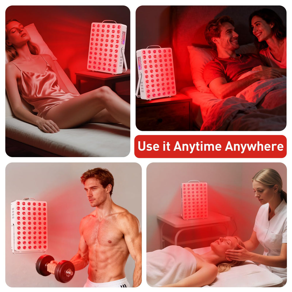 Cholas gift-ready red light therapy panel with accessories