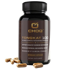 CHOQ Tongkat Ali extract 30 capsules ready for daily energy and vitality support