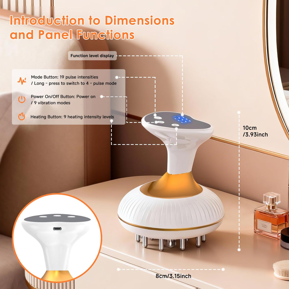 Choufaly body sculpting device shown for home use in a living space.