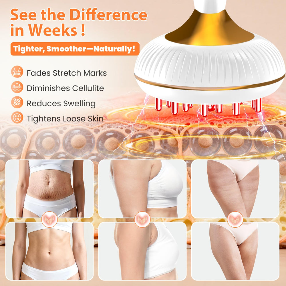 Choufaly massager with lotion ready for enhanced conductivity during session.