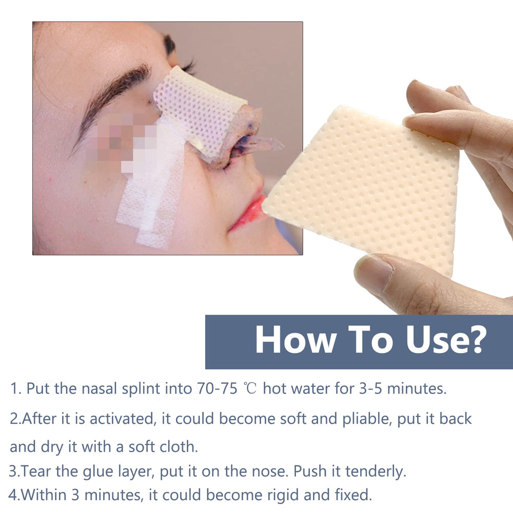 CHOYTONG nasal splint side profile highlights slim, low-profile design.
