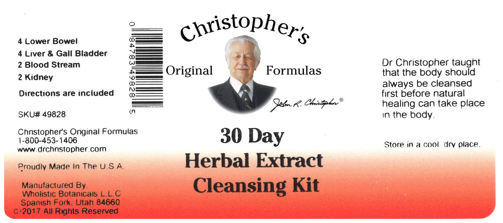 Christopher's Original Formulas cleansing kit: Liver and Gallbladder Formula bottle for routine wellness