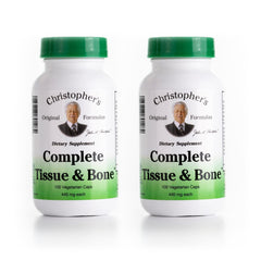 Christopher's Original Formulas Complete Tissue & Bone capsules in bottle front view suggesting joint support