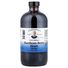 Christopher's Original Formulas Hawthorn Berry Heart Syrup bottle for daily wellness