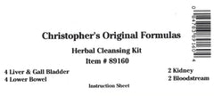 Christopher's Original Formulas herbal capsules close-up for a flexible cleanse routine