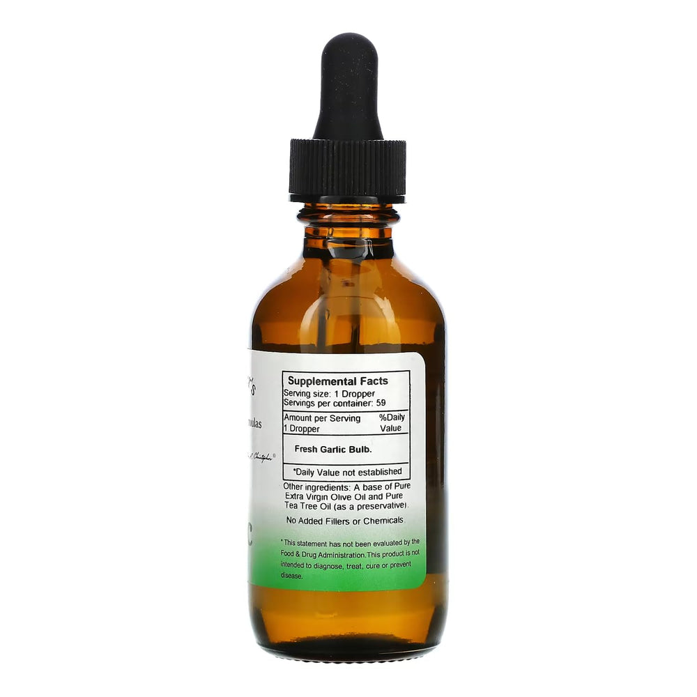 Christopher's Original Formulas garlic oil pack featuring two bottles for convenient use.