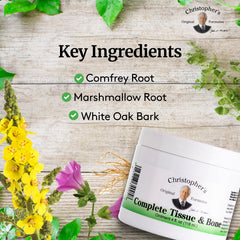 Christopher's Original Formulas ointment application on skin illustrating easy topical relief.