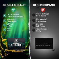 Chuga Shilajit tablets everyday wellness in morning ritual.