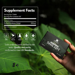 Chuga Shilajit tablets fulvic-acid content visual signaling enhanced nutrient bioavailability.