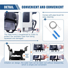 CHZHWFDC easy installation guides quick, tool-free mounting on most surfaces