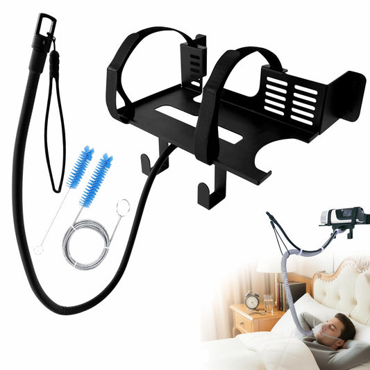 CHZHWFDC CPAP wall mount with adjustable arm for AirSense 10/11, easy reach and tidy setup